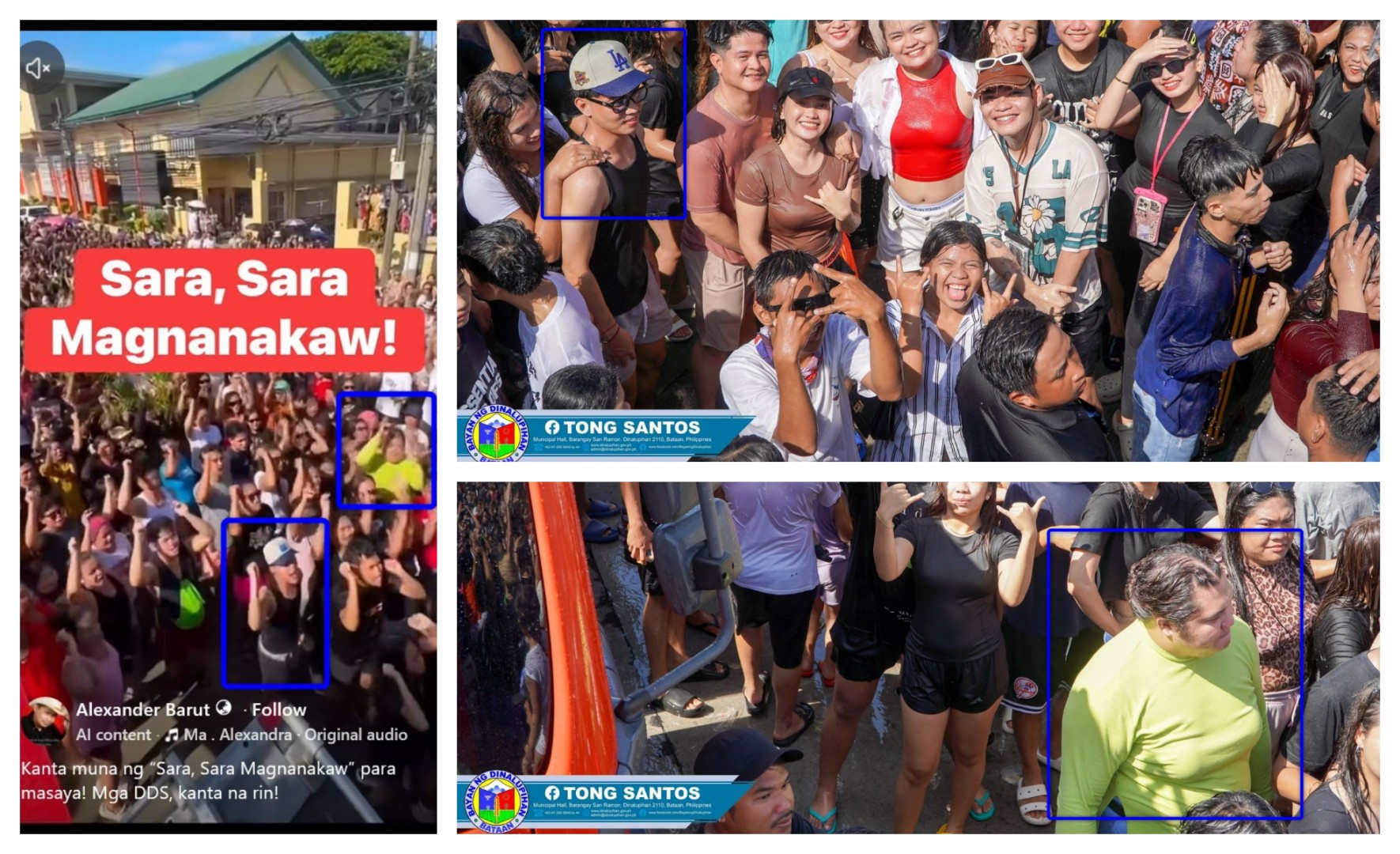Catholic feast revellers misrepresented as protesters against Sara Duterte