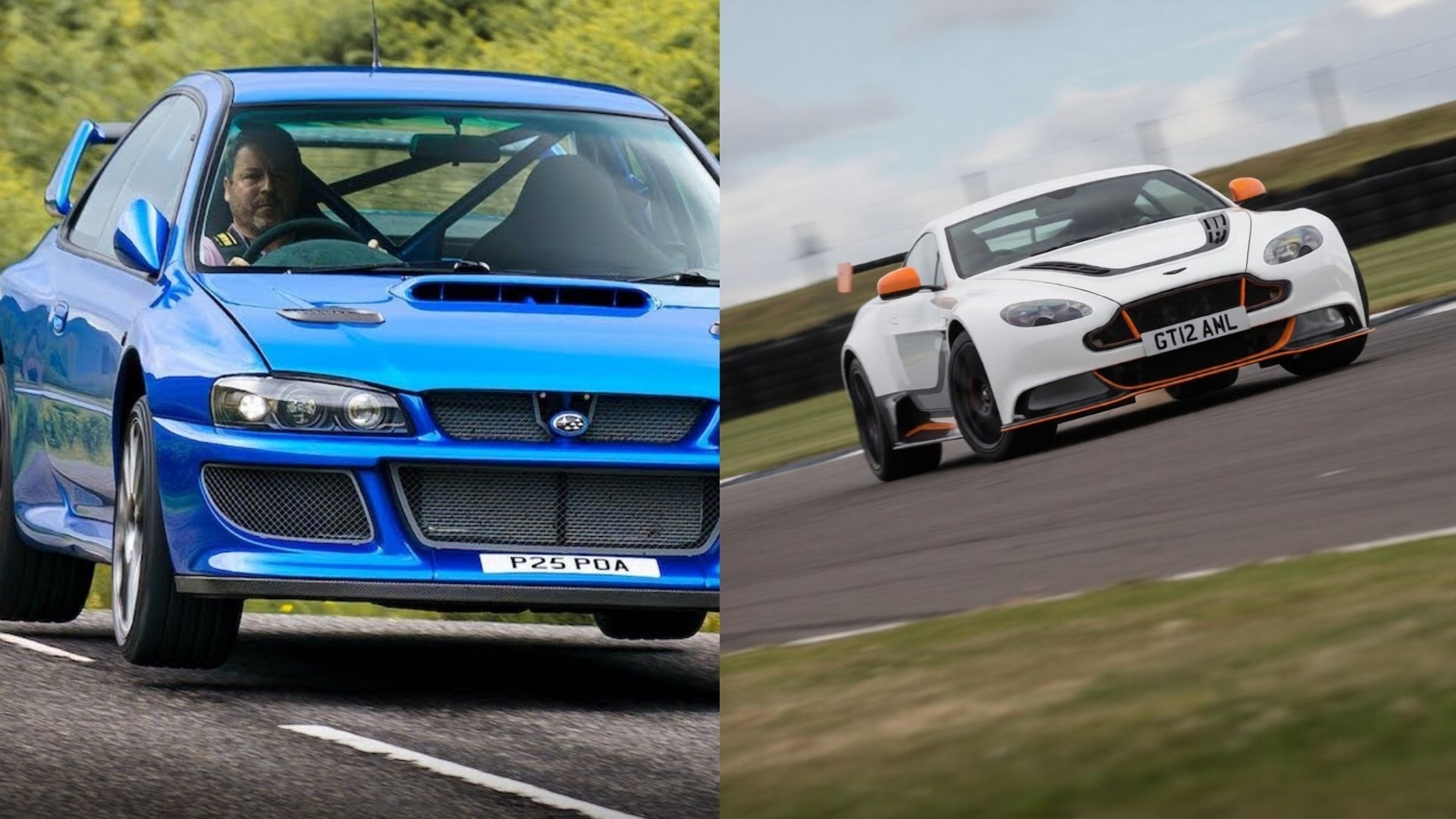 Prodrive P25 vs Aston Martin Vantage GT12