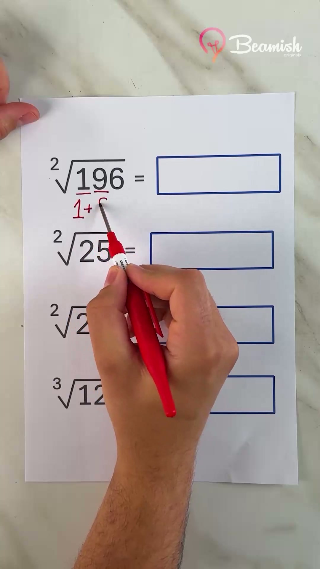 Easy method to solve square roots #easy #math #trick