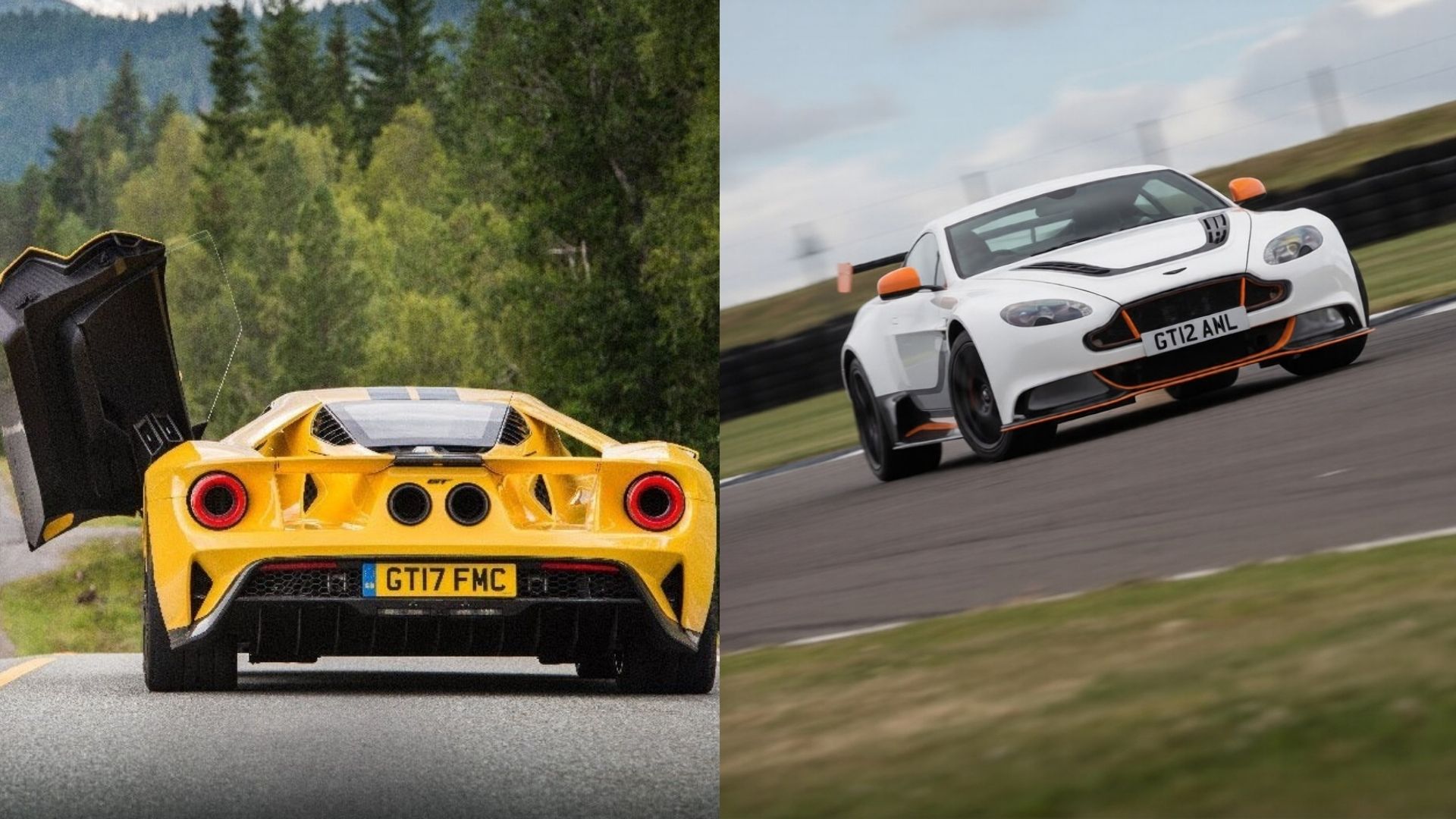 Ford GT vs Aston Martin Vantage GT12