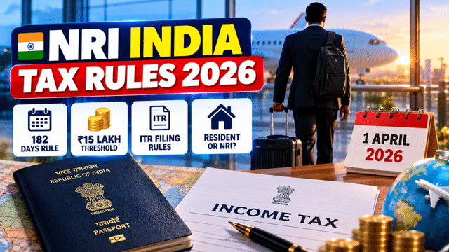 NRI income tax rules 2026: Check residency criteria, ₹15 lakh threshold ...