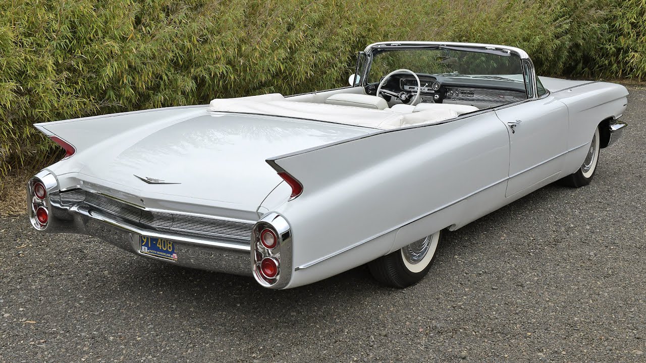 Exploring the classic design of a 1960 Cadillac convertible