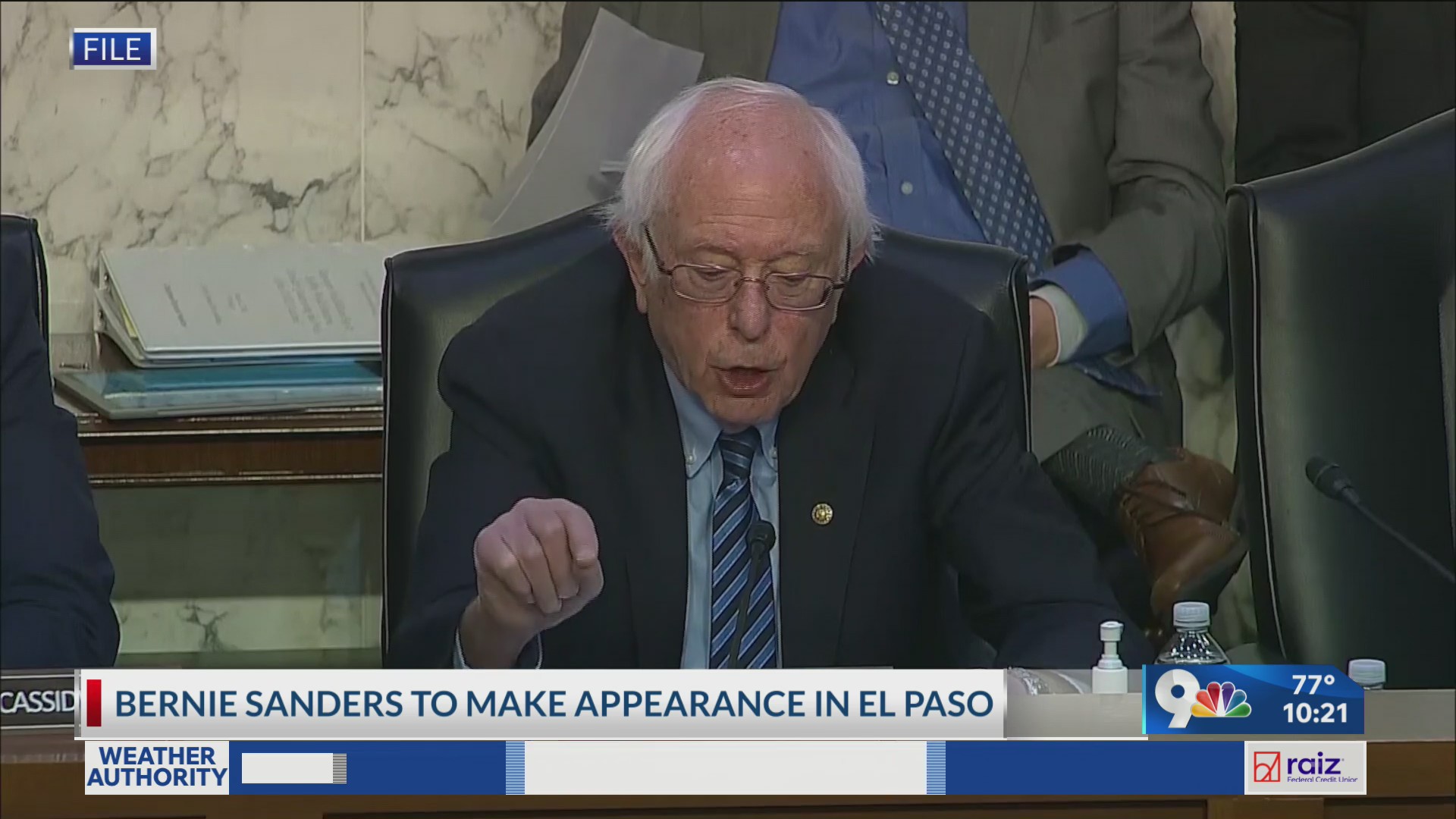 Sen. Bernie Sanders coming to El Paso