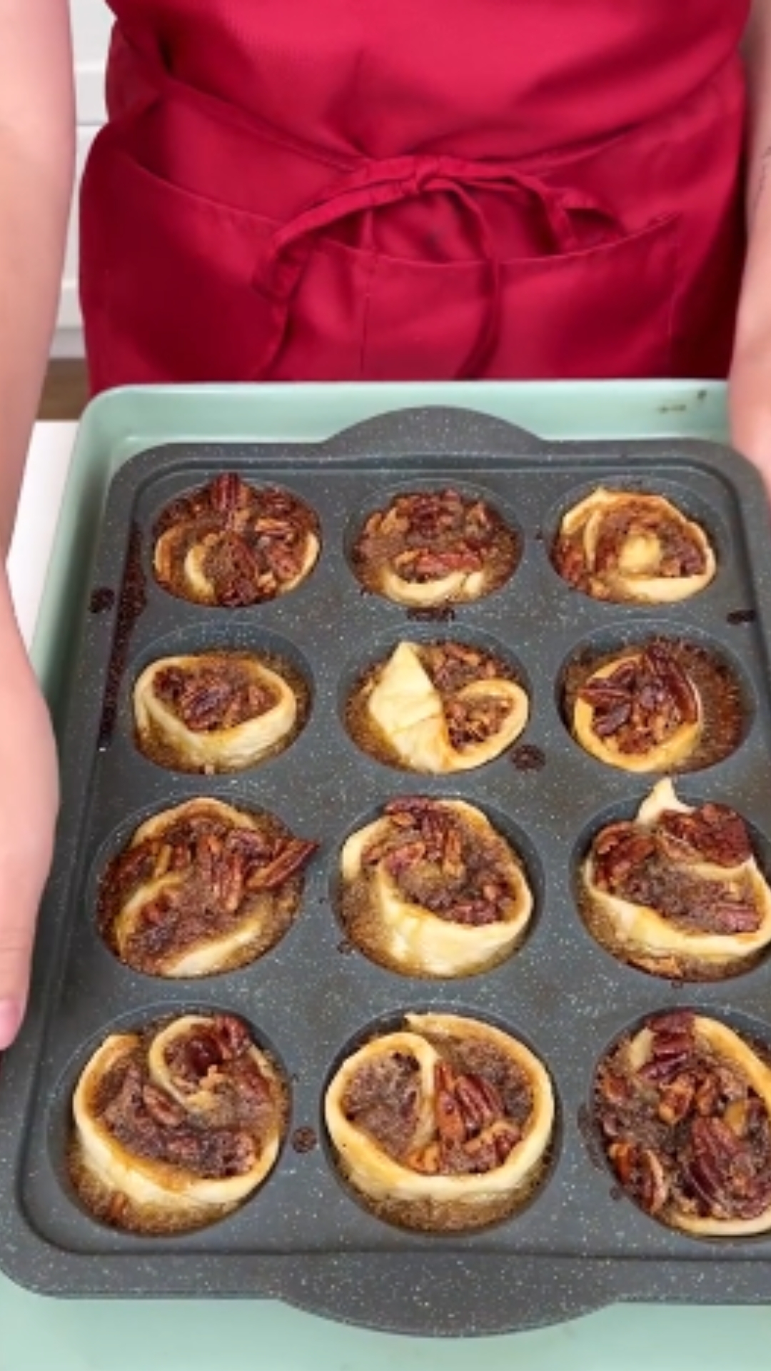 These mini pecan pies put a delicious new twist on a classic dessert