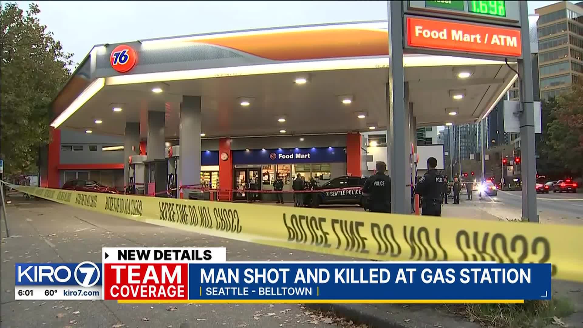 Customer finds murdered Belltown gas station clerk