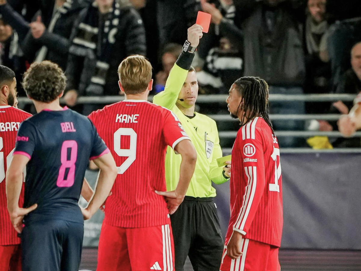Michael Olise red card explained after Bayern Munich star sees two ...