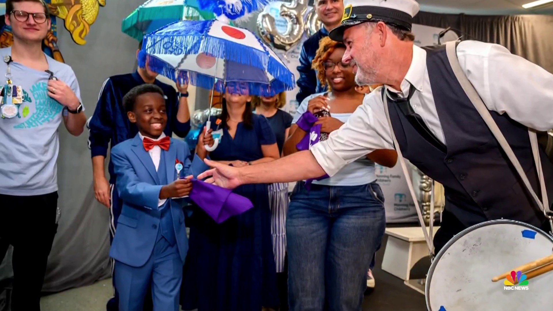 11-year-old boy marks successful bone marrow transplant with ...
