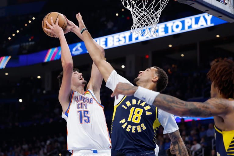 Photos: Best images from Thunder's 114-112 OT preseason win over Pacers