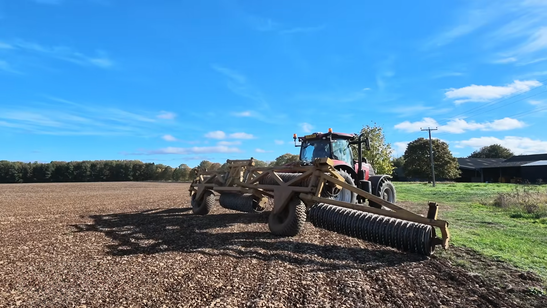 How a direct drill seeds wheat without plowing