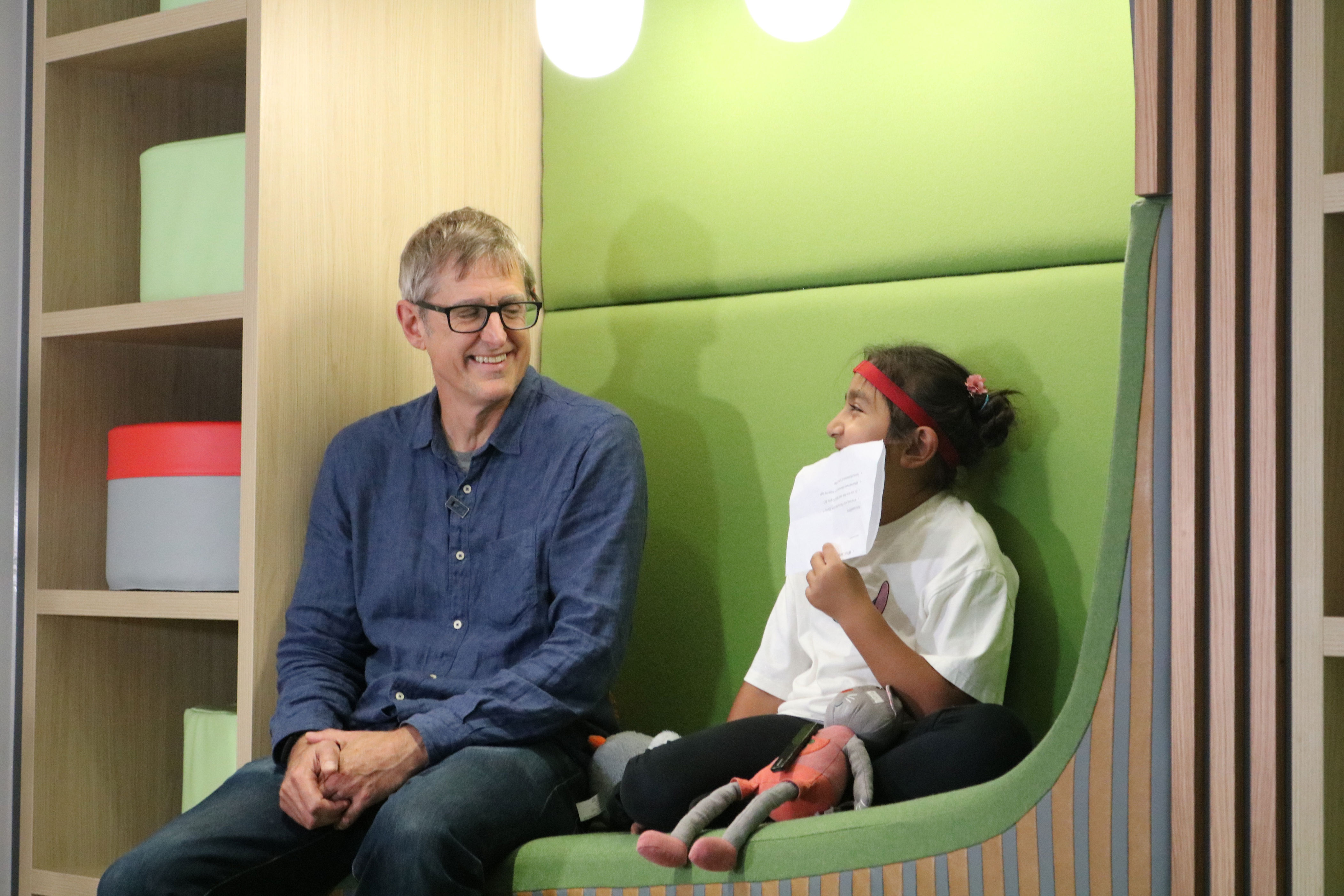 Louis Theroux turns interviewee during visit to Martin House Children’s ...