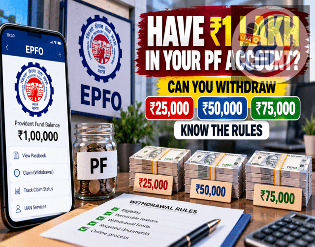 EPFO PF withdrawal rules 2026: Can you withdraw ₹25,000, ₹50,000 or ...