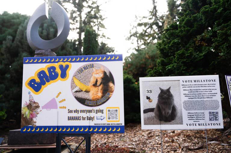 Everett Arboretum, animal shelter, raising funds with ‘pet mayor’ contest