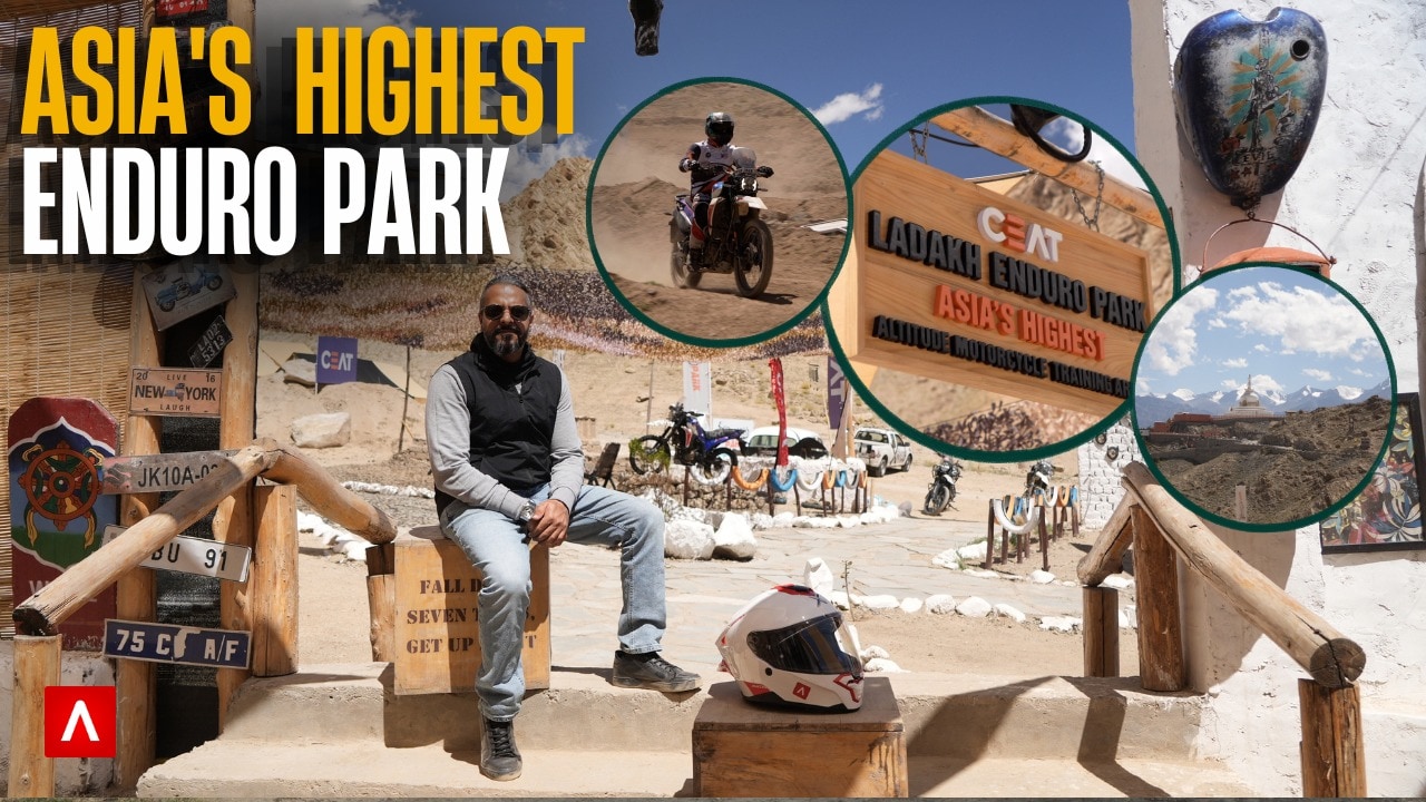 Ladakh Enduro Park highest-altitude motorcycle training arena in Asia