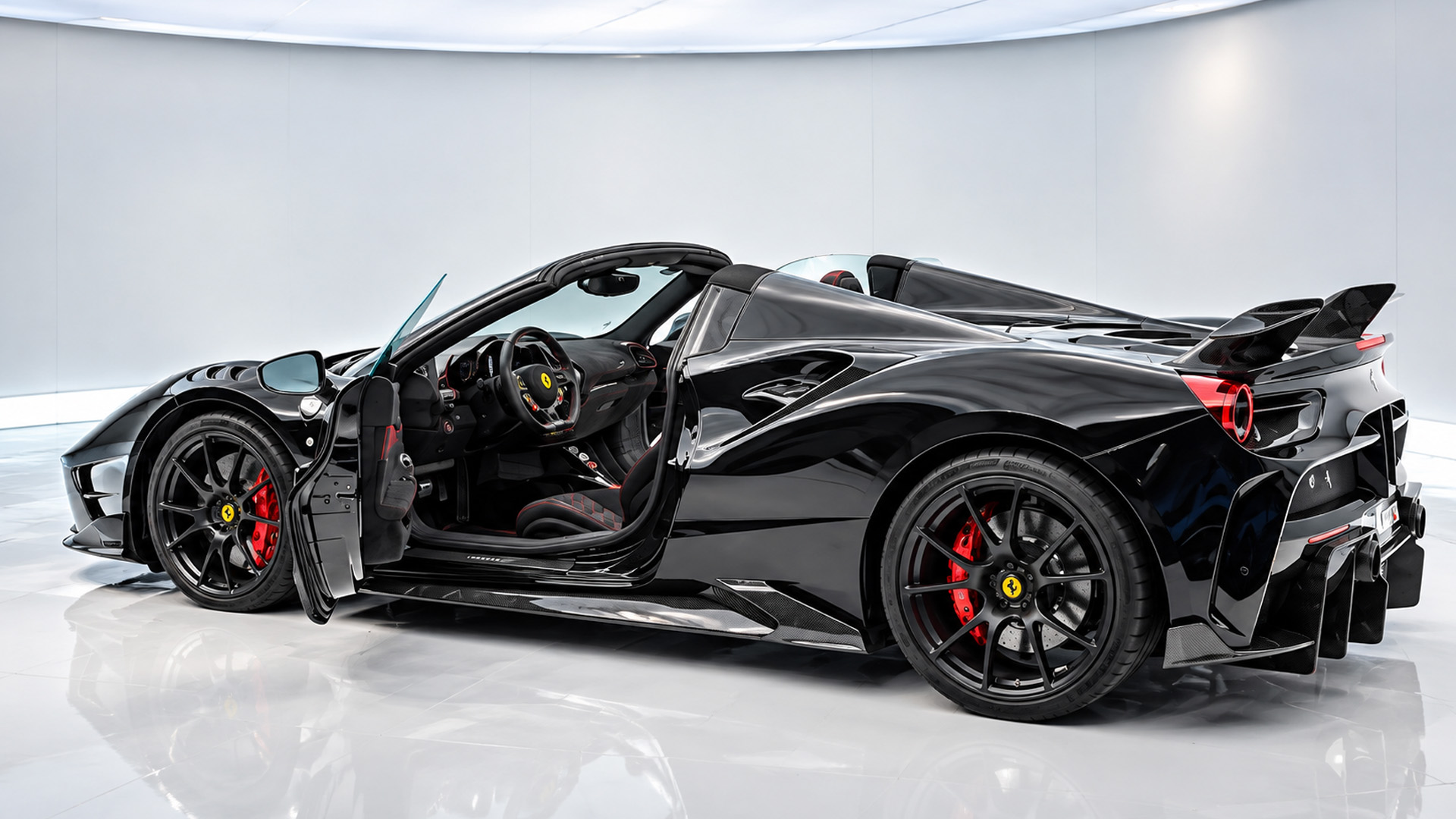 Ferrari 4XX Siracusa Spider laat zijn radicale design zien