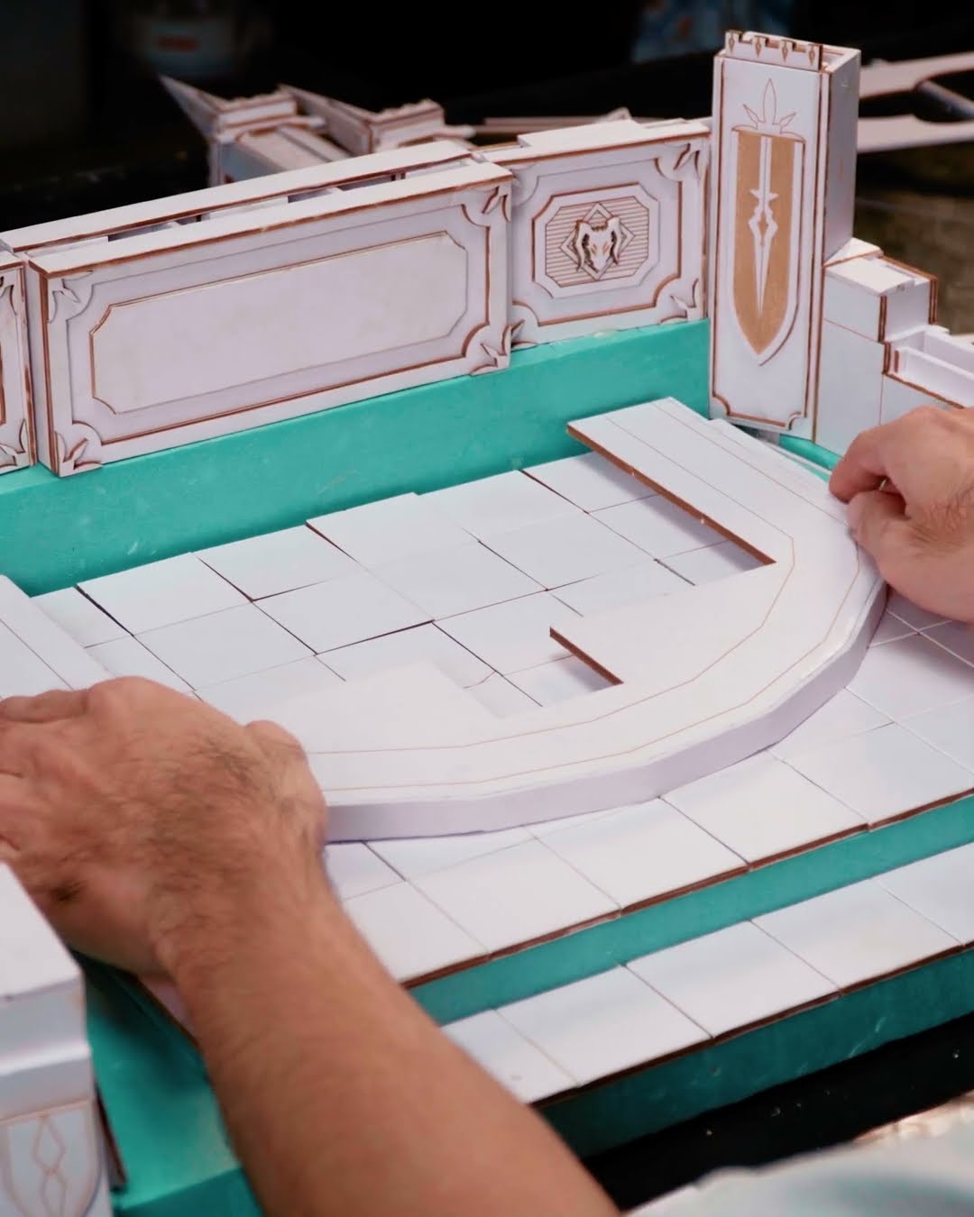Laser cutting a Gothic cathedral 🏰 (satisfying diorama build)