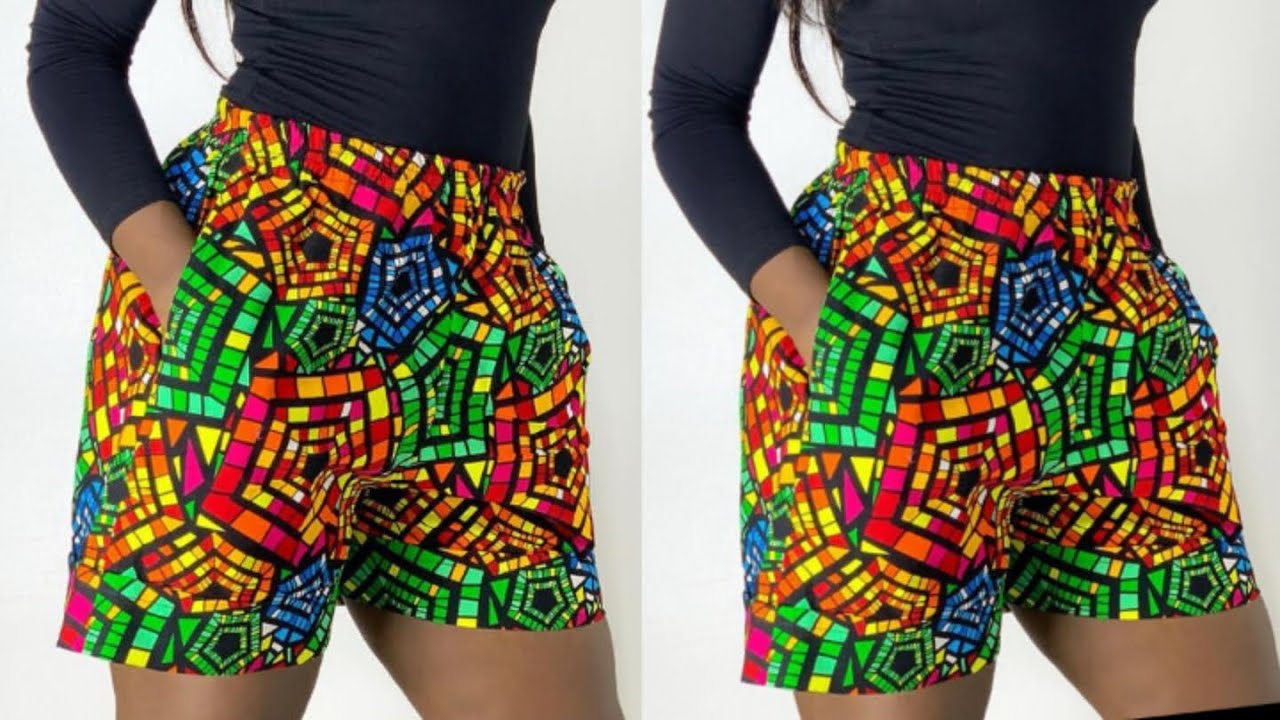 How to make shorts with pattern drafting and sewing