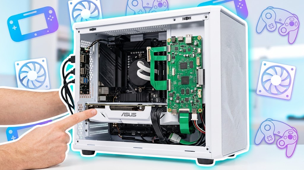 Wii U inside a PC - Hiding Nintendo’s console in a Fractal case
