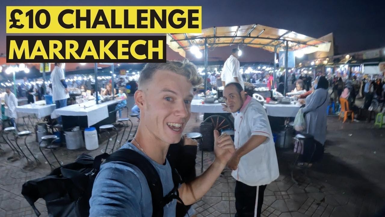 £10 challenge - Marrakech, Morocco 🇲🇦