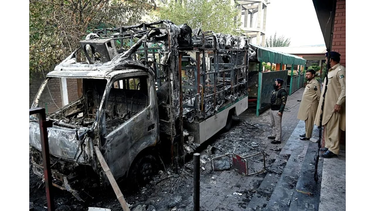 Police crack down on pro-Khan protest in Pakistan's northwest