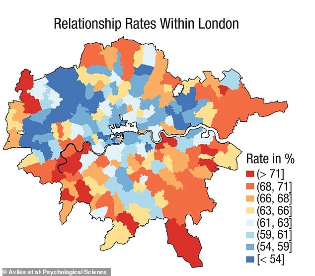 Britain's single hotspots revealed: Interactive map shows where love is ...