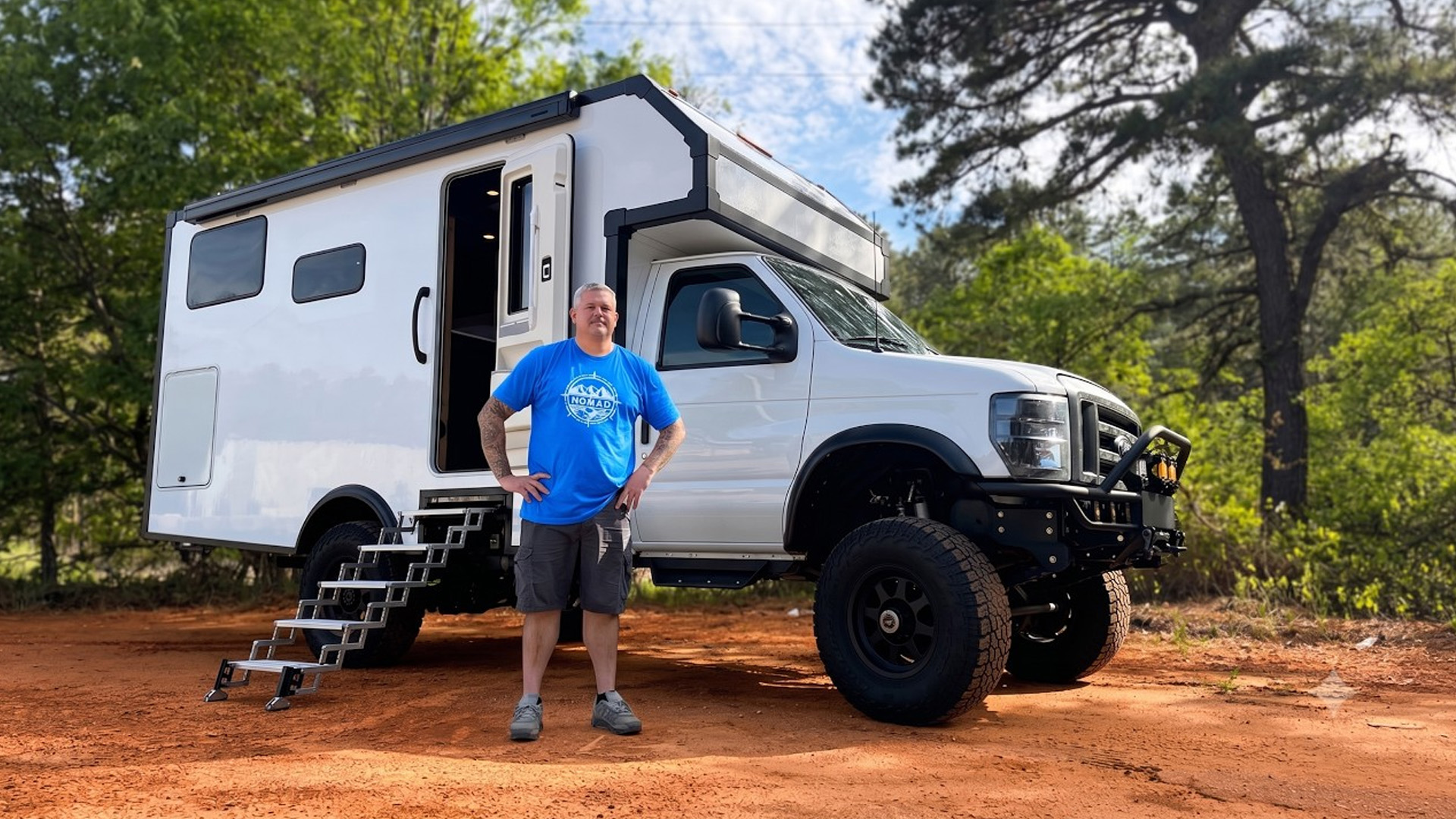 This $500K Ford campervan takes off grid living seriously