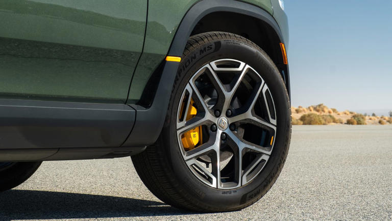 This is weird: 2027 Rivian R2 performance all-terrain vs. all-season ...