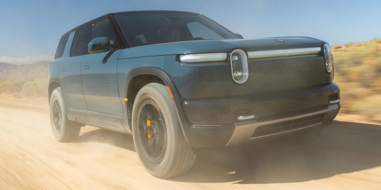 This is weird: 2027 Rivian R2 performance all-terrain vs. all-season ...
