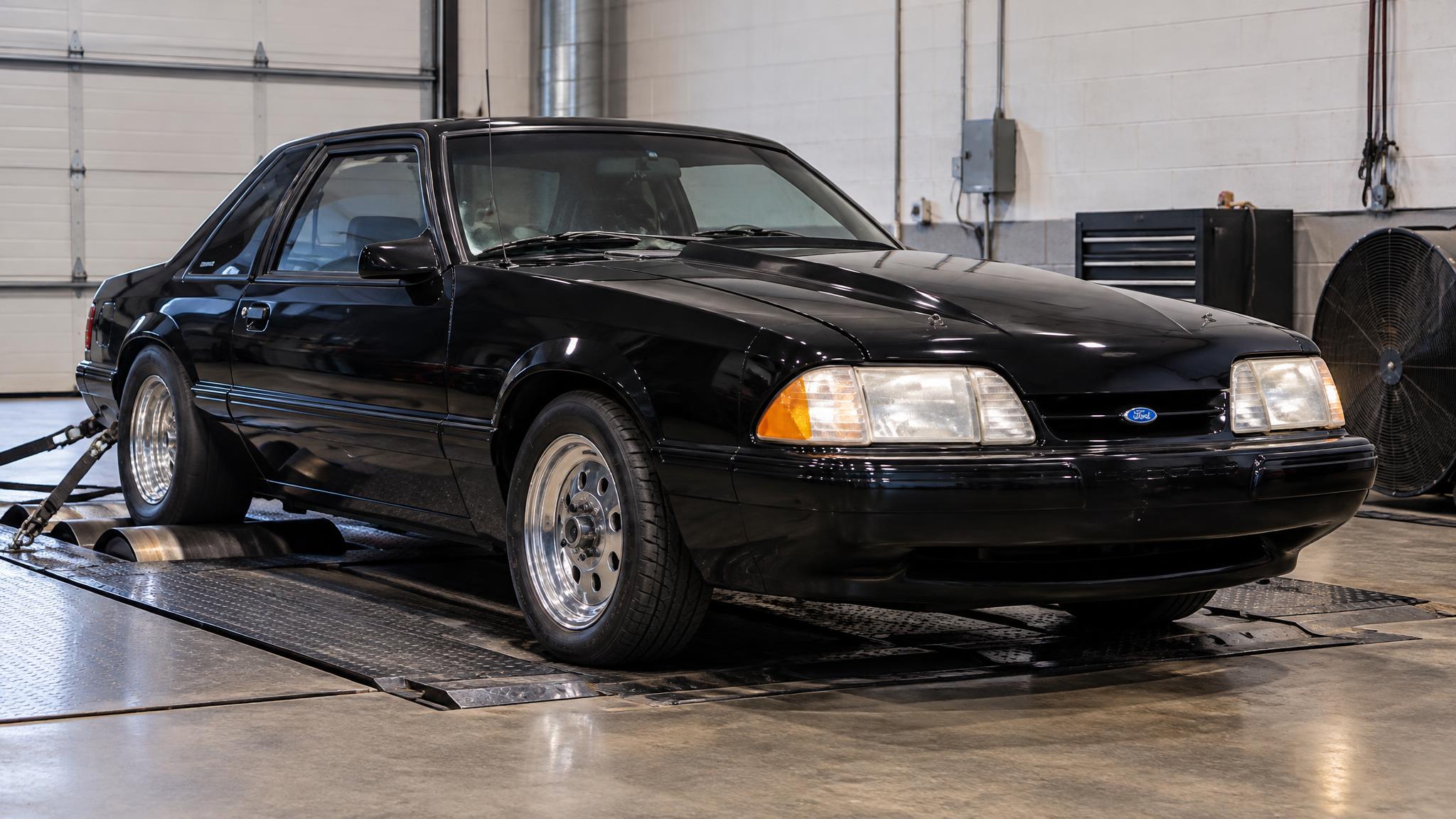 1989 supercharged Ford Mustang runs again after a starter swap and ...