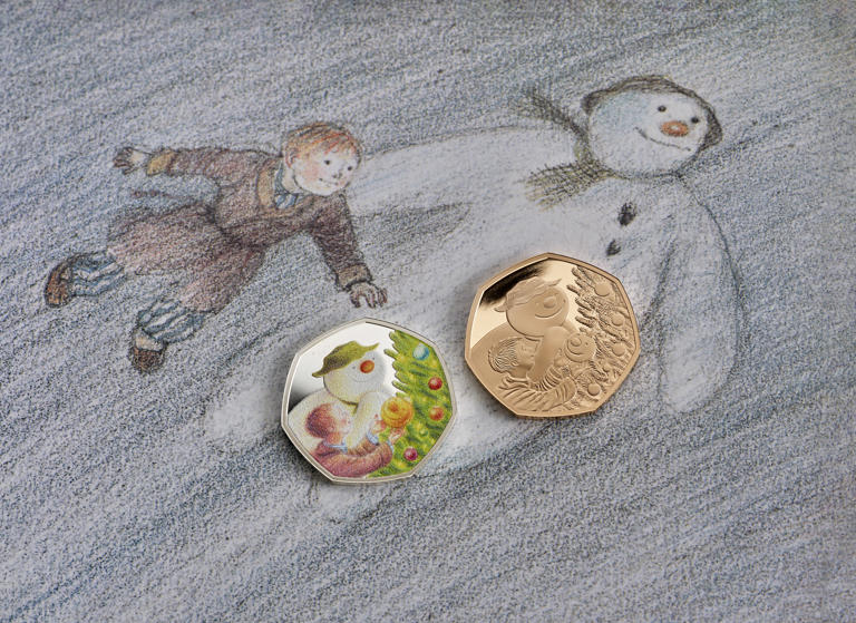 Hidden gold coin waiting to be found in Royal Mint's Snowman advent ...