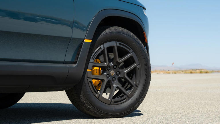This is weird: 2027 Rivian R2 performance all-terrain vs. all-season ...