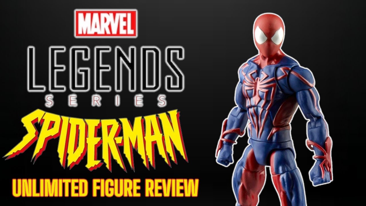 Marvel Legends retro Spider-Man unlimited figure review