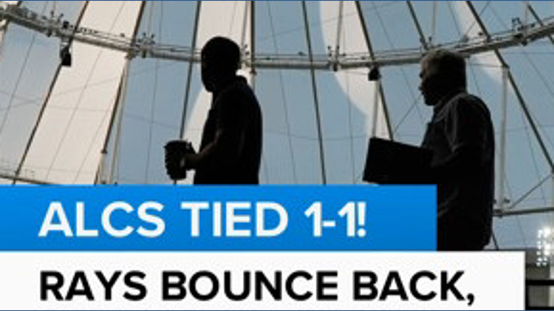 Rays tie ALCS with Game 2 victory