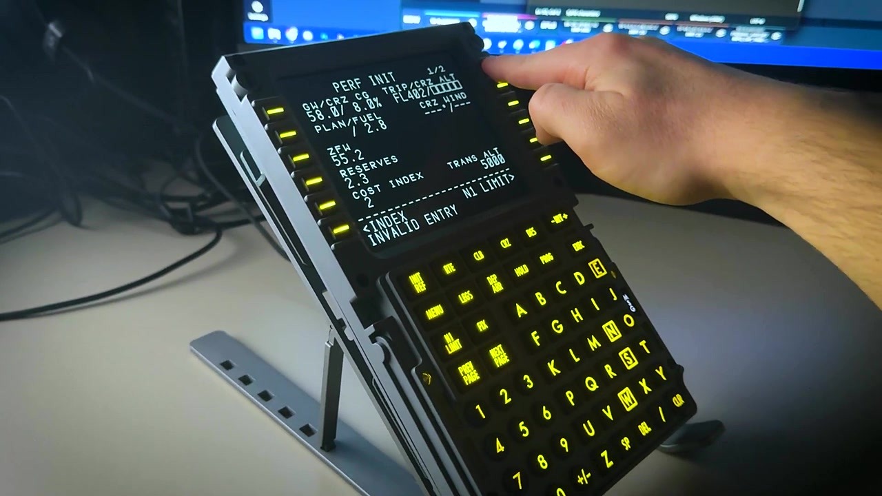 This Boeing 737 cockpit panel brings realism to flight simulators