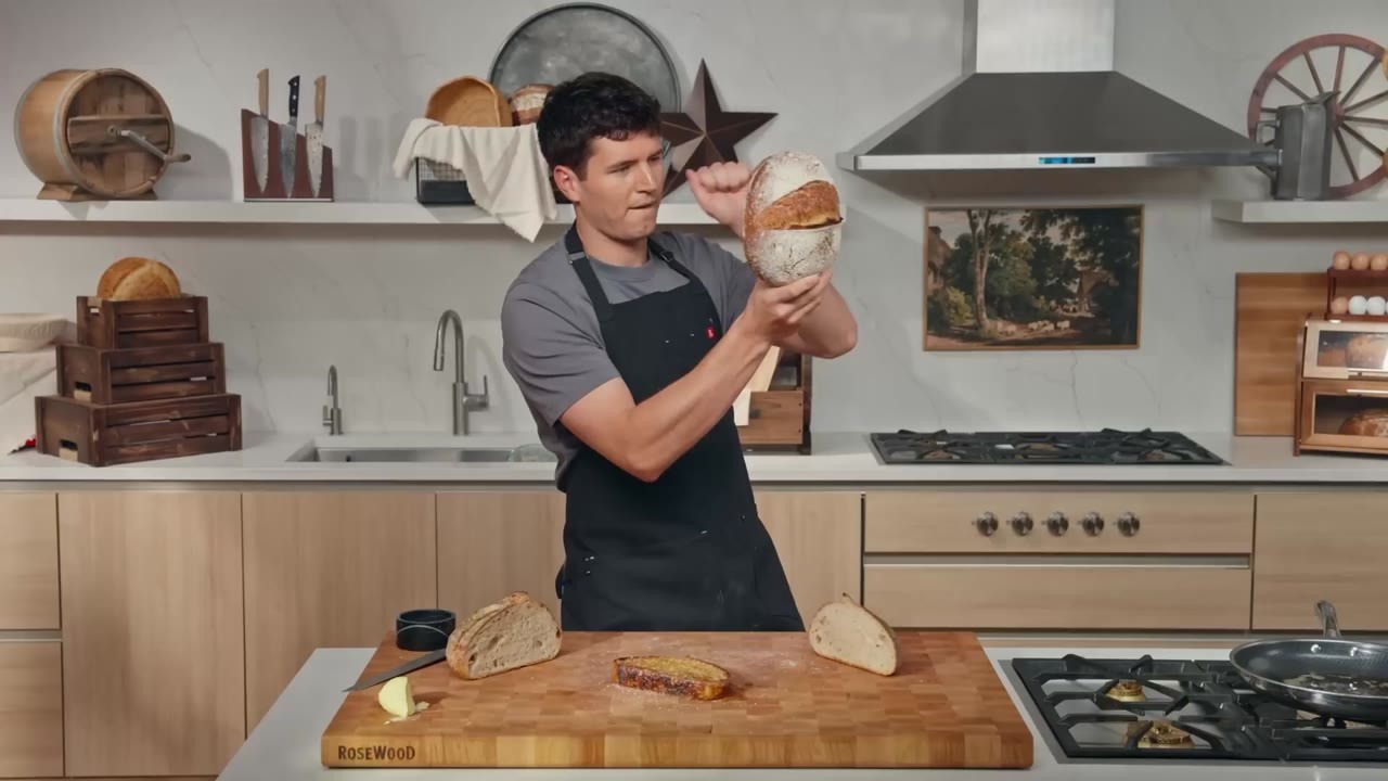 He shows how to make sourdough from scratch and it all starts with a ...