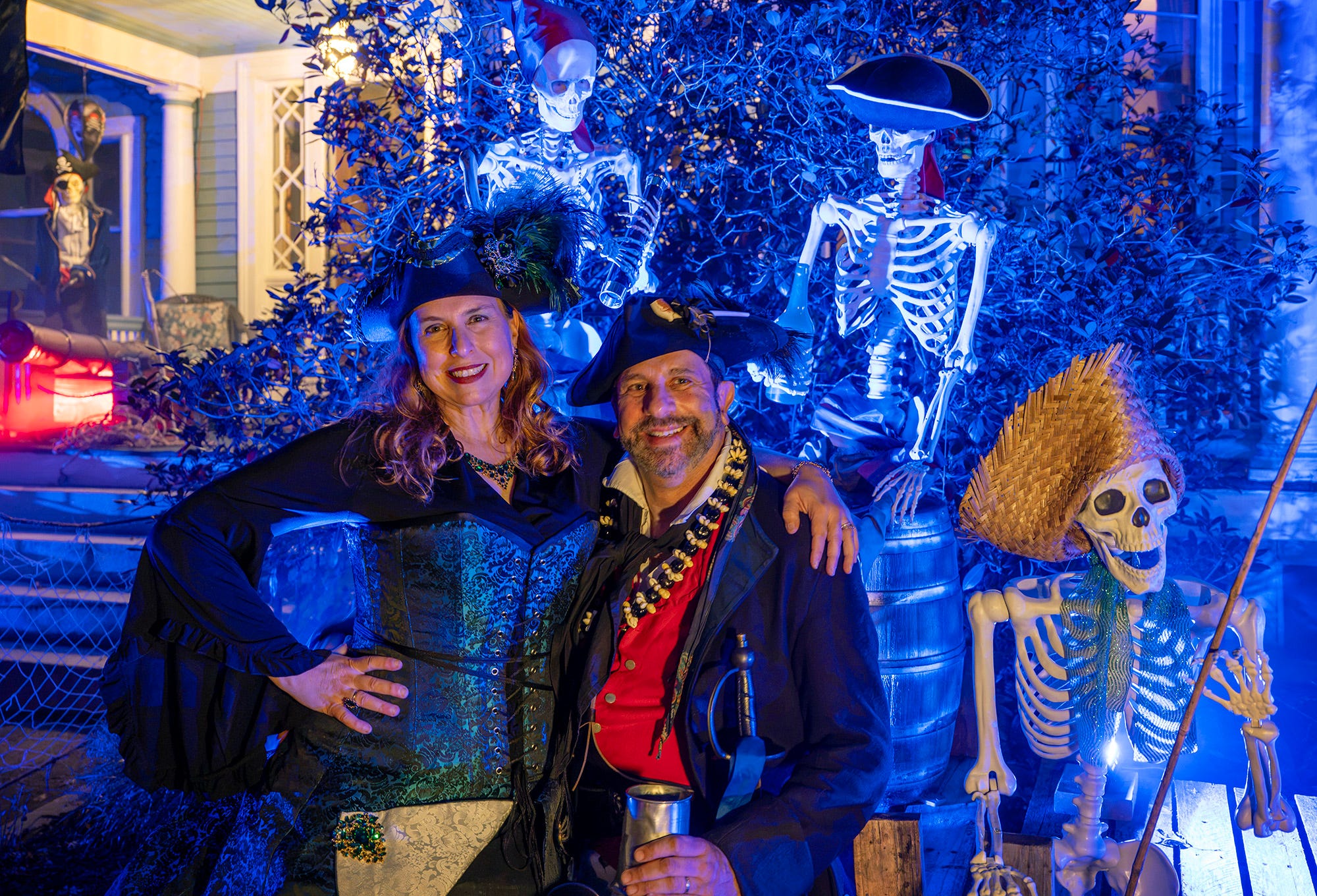 Shivering timbers: Meet the family behind the pirate Halloween house