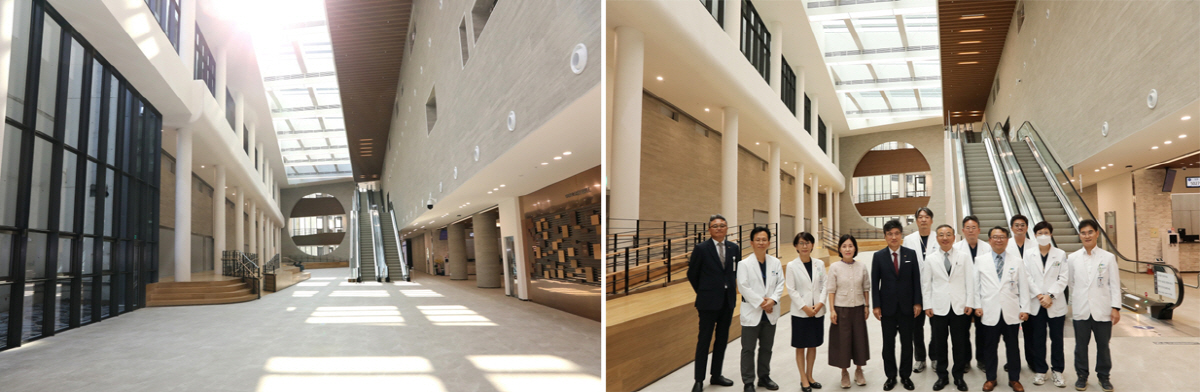 Soonchunhyang University Cheonan Hospital opens atrium where natural ...