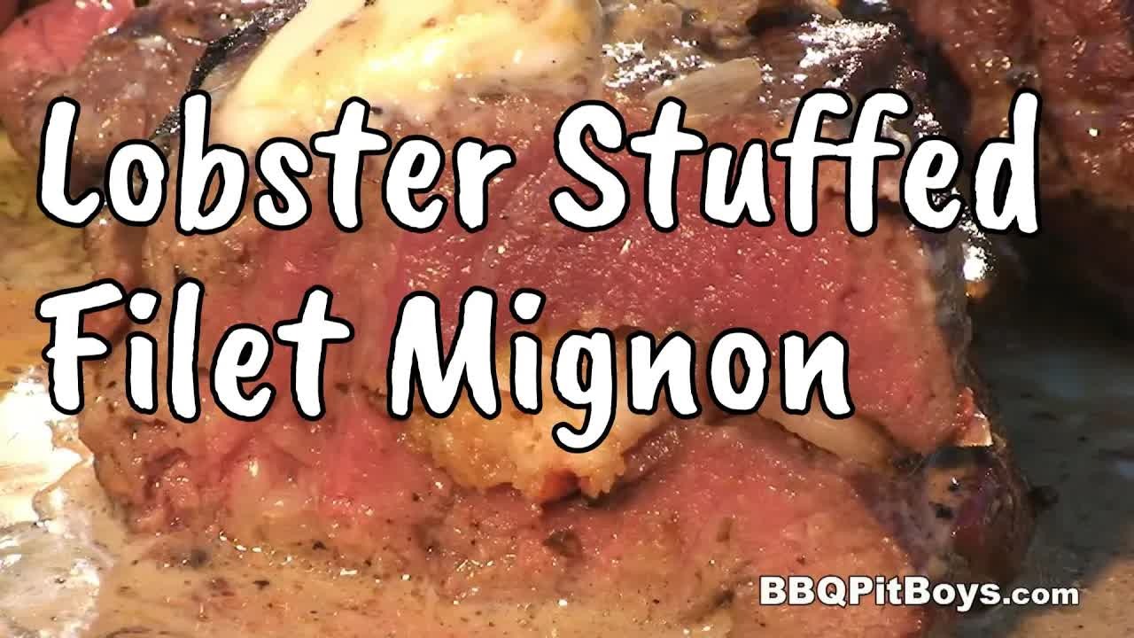 Lobster stuffed filet mignon meets whiskey peppercorn sauce at the Pit