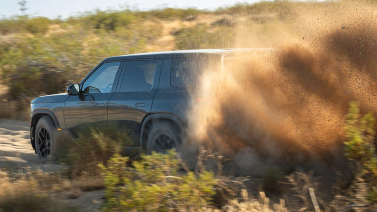 This is weird: 2027 Rivian R2 performance all-terrain vs. all-season ...