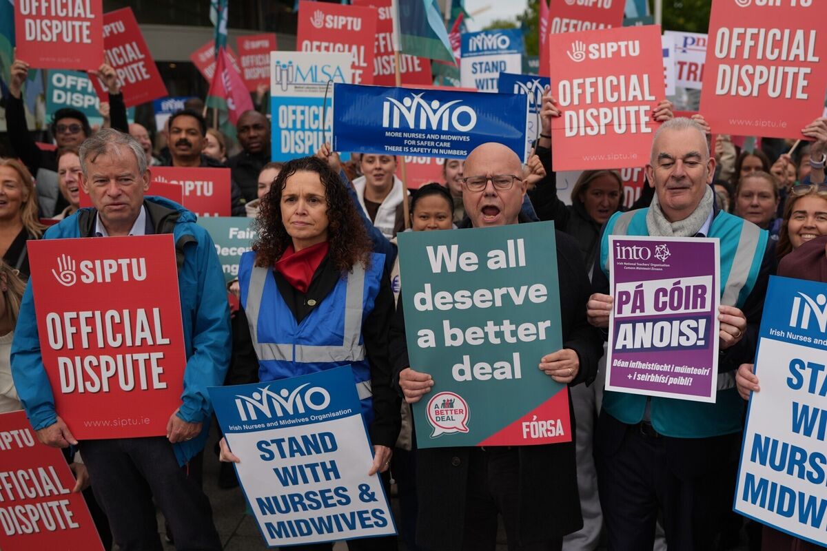 Public sector strike: Taoiseach hopes second day of industrial action ...