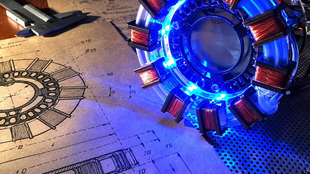 Creating a DIY Iron Man repulsor hydrogen reactor