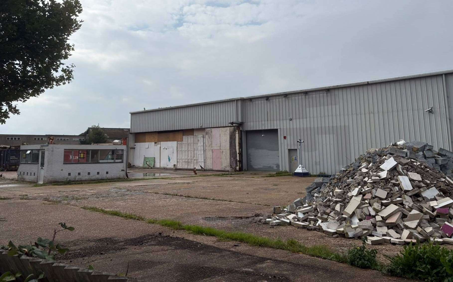 Demolition work complete next to Hythe Aldi ahead of industrial estate ...