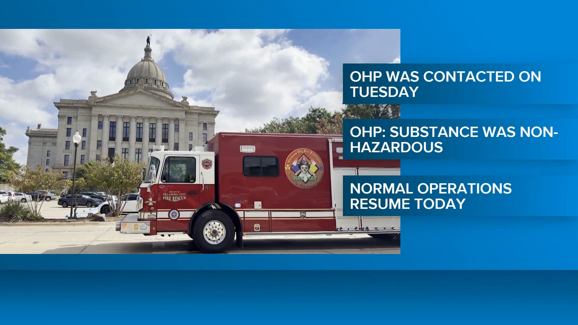 Oklahoma elections office evacuated due to envelope containing ...