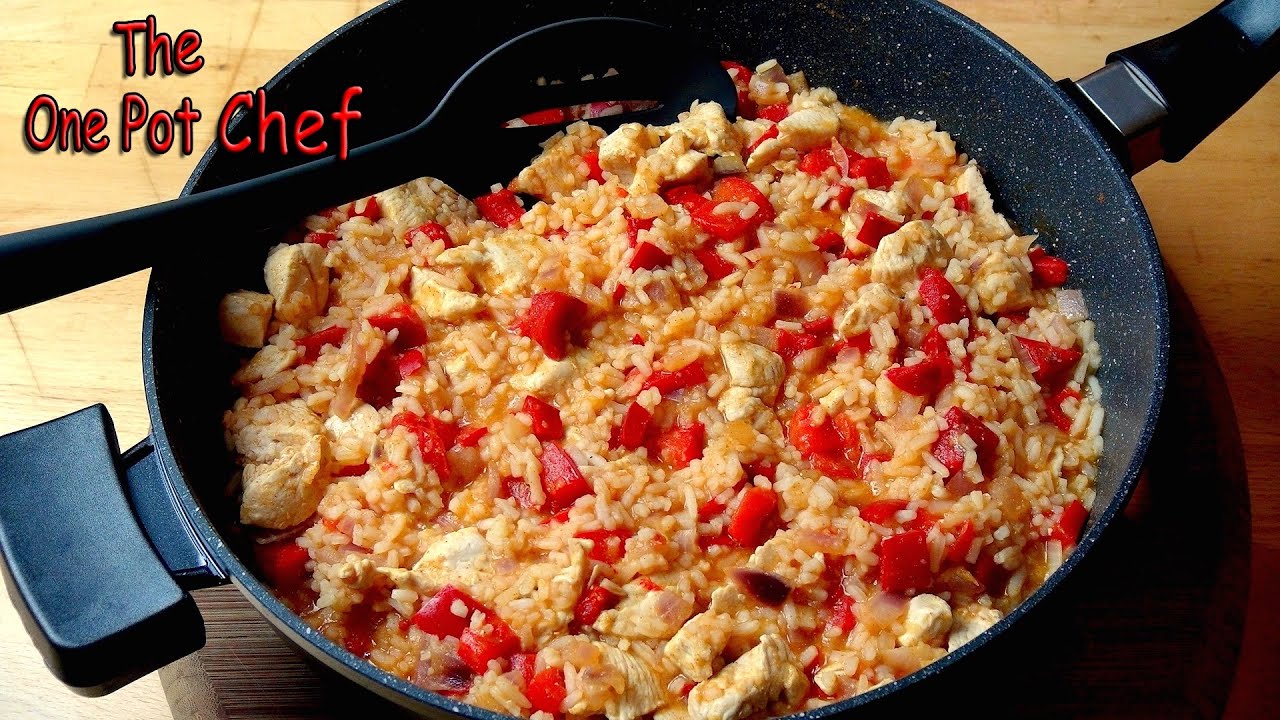 One pan Mexican style chicken rice