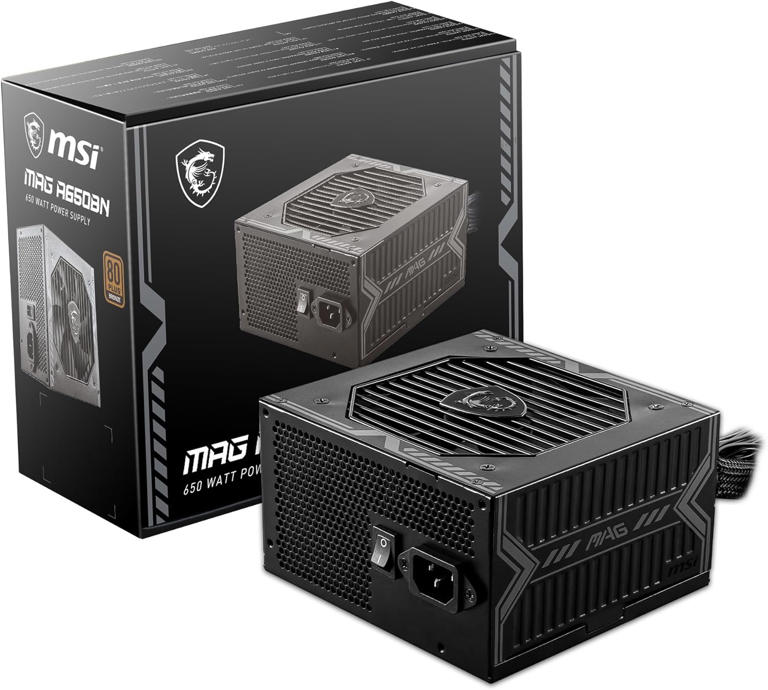 Fonte MSI MAG 650W com certificação 80 Plus Bronze fica R$ 100 mais ...