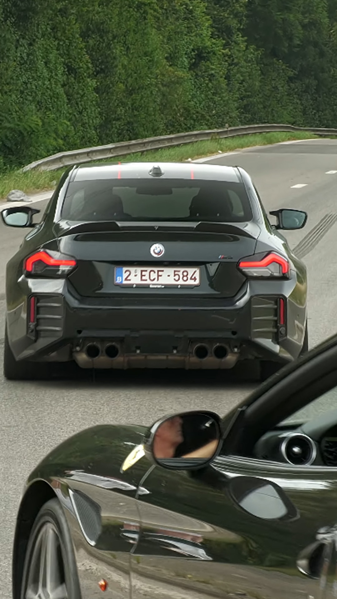 BMW M2 unleashes full power on an open road