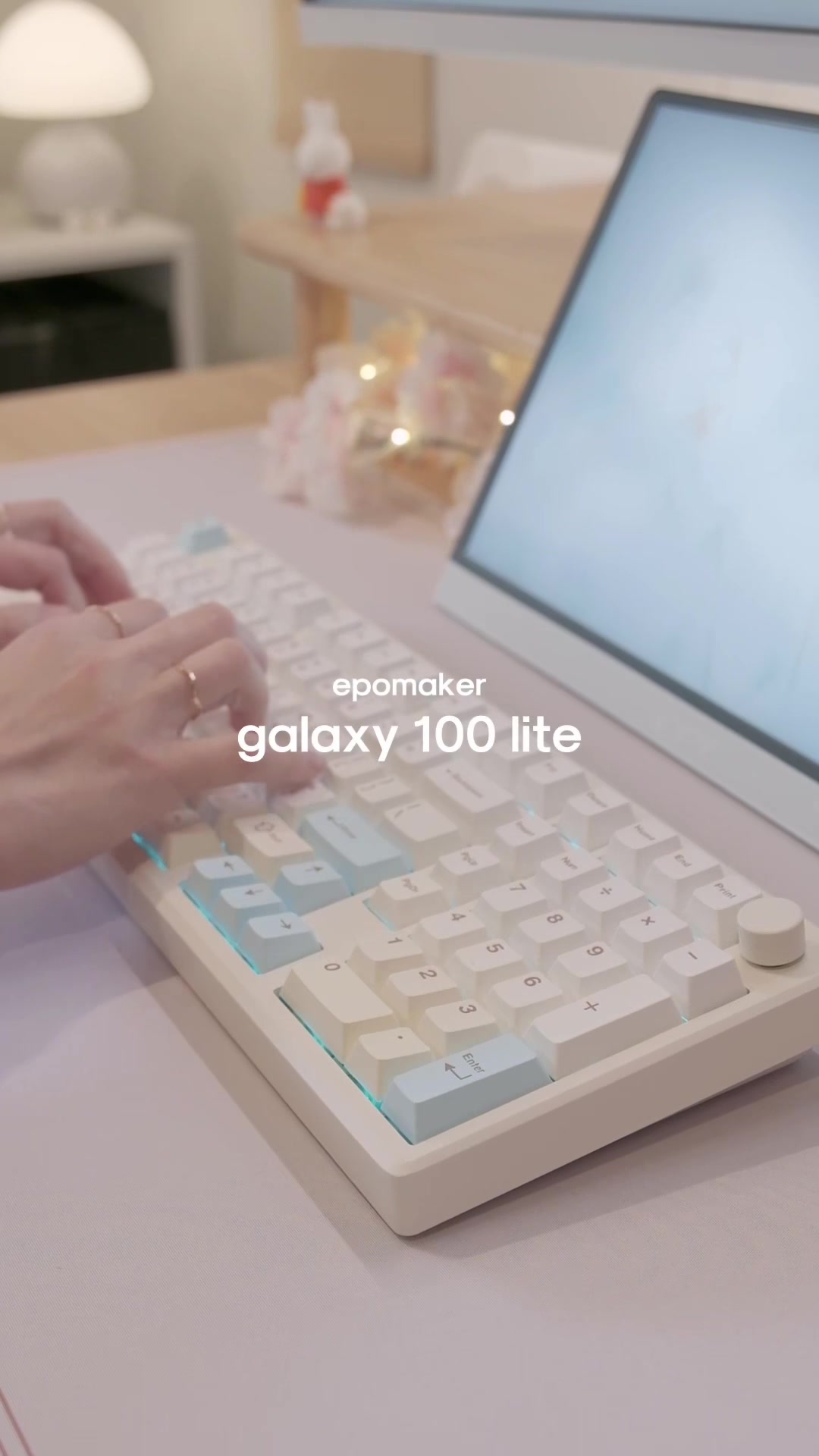 Epomaker Galaxy100 Lite keyboard review and typing experience