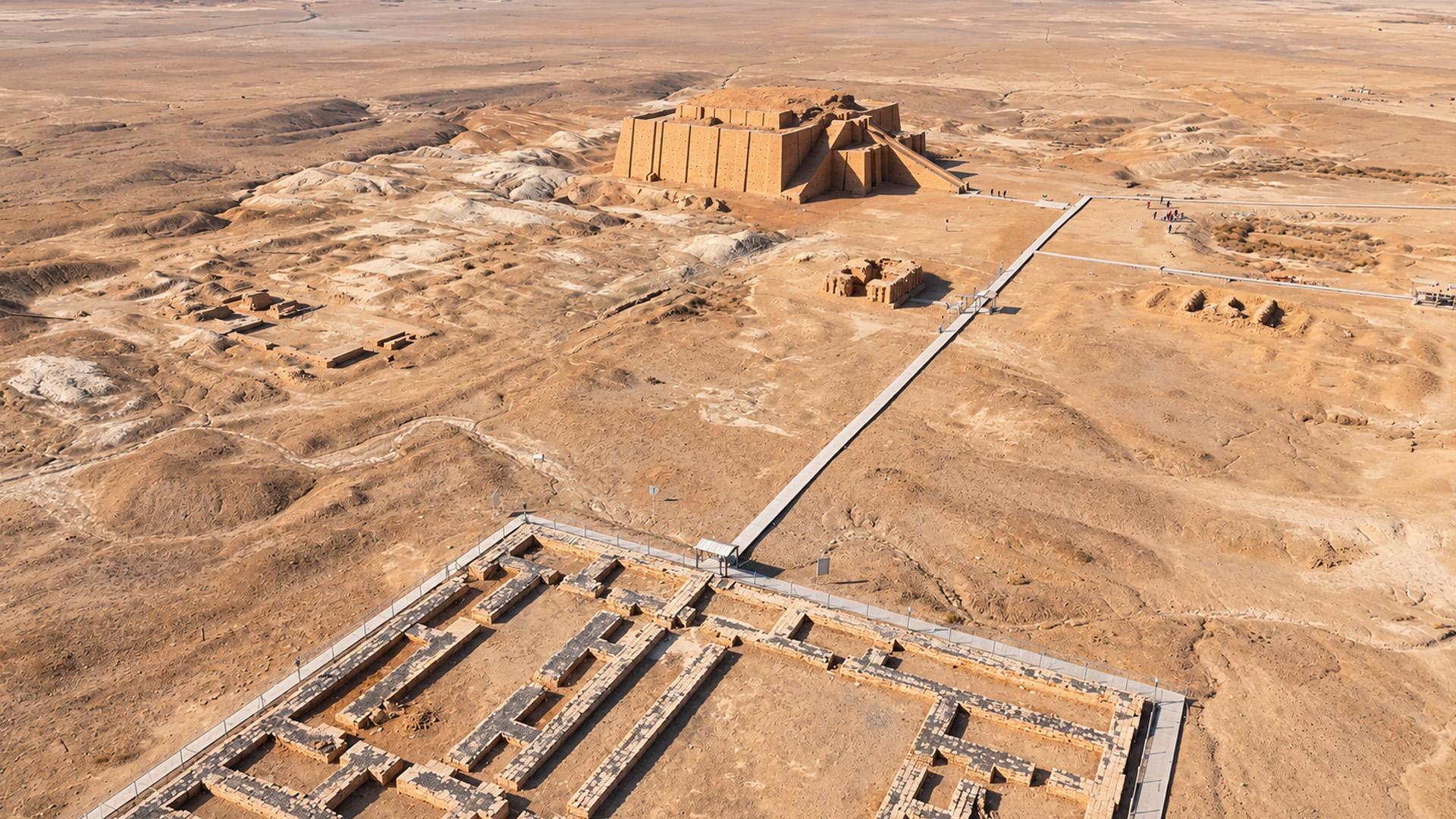 Que reste-t-il de cette ville antique en Irak