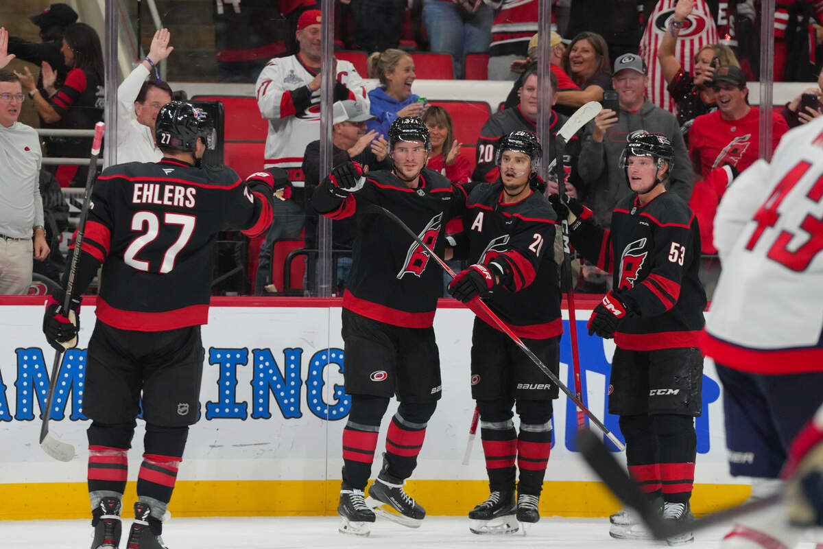 Svechnikov's two goals help Hurricanes surge to 4-2 victory over Capitals