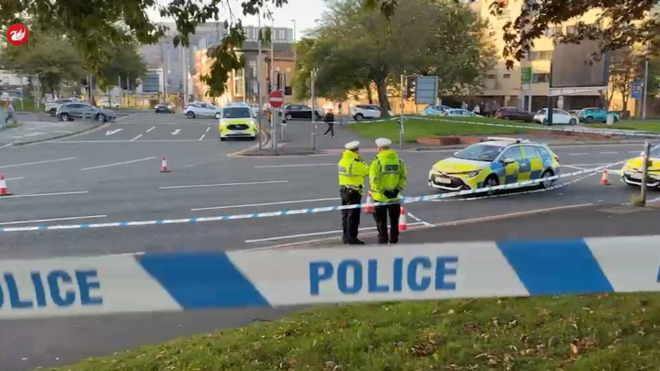 Liverpool: Huge police cordon following city centre crash