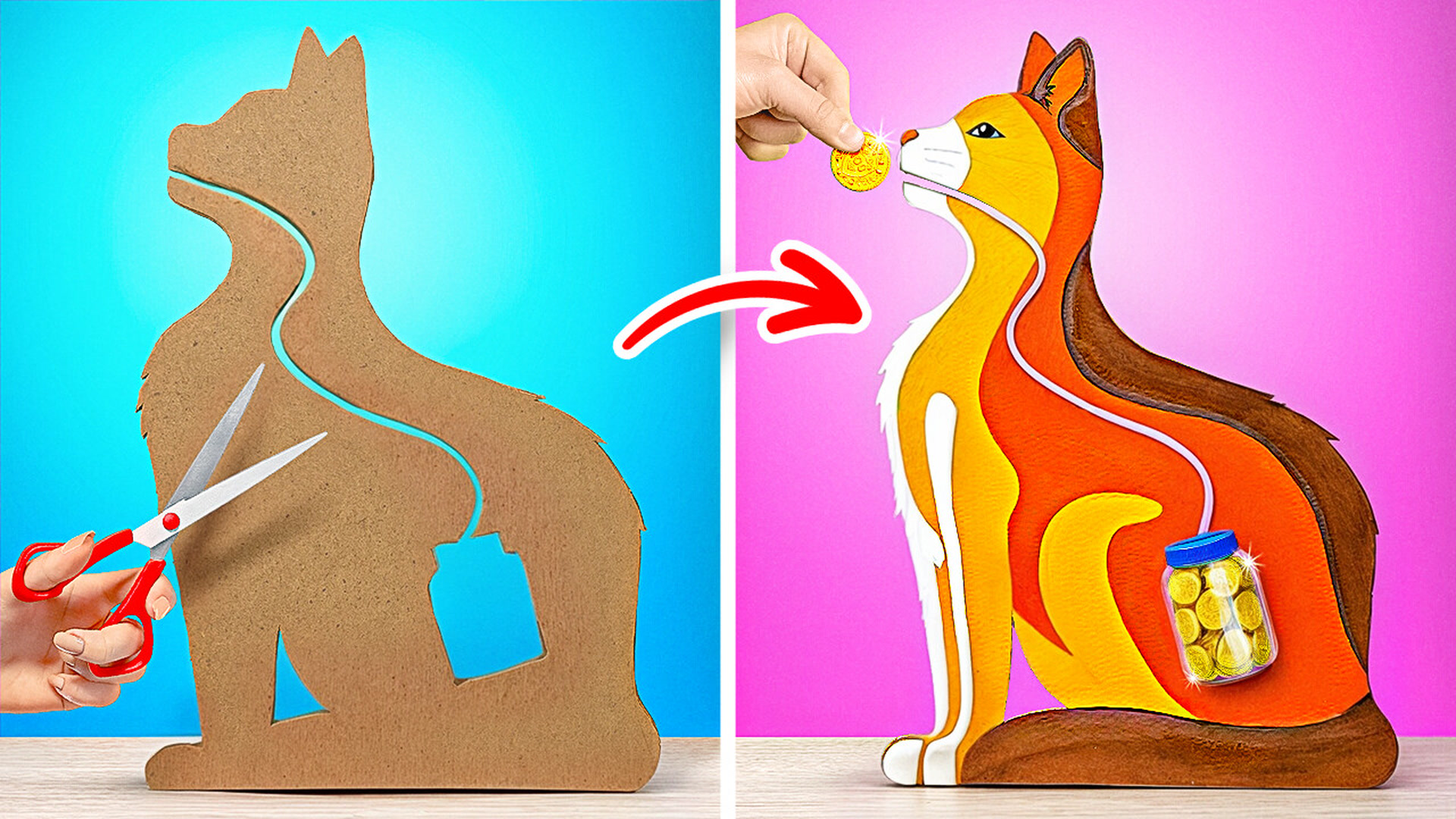 Creative cardboard crafts that turn old boxes into useful items